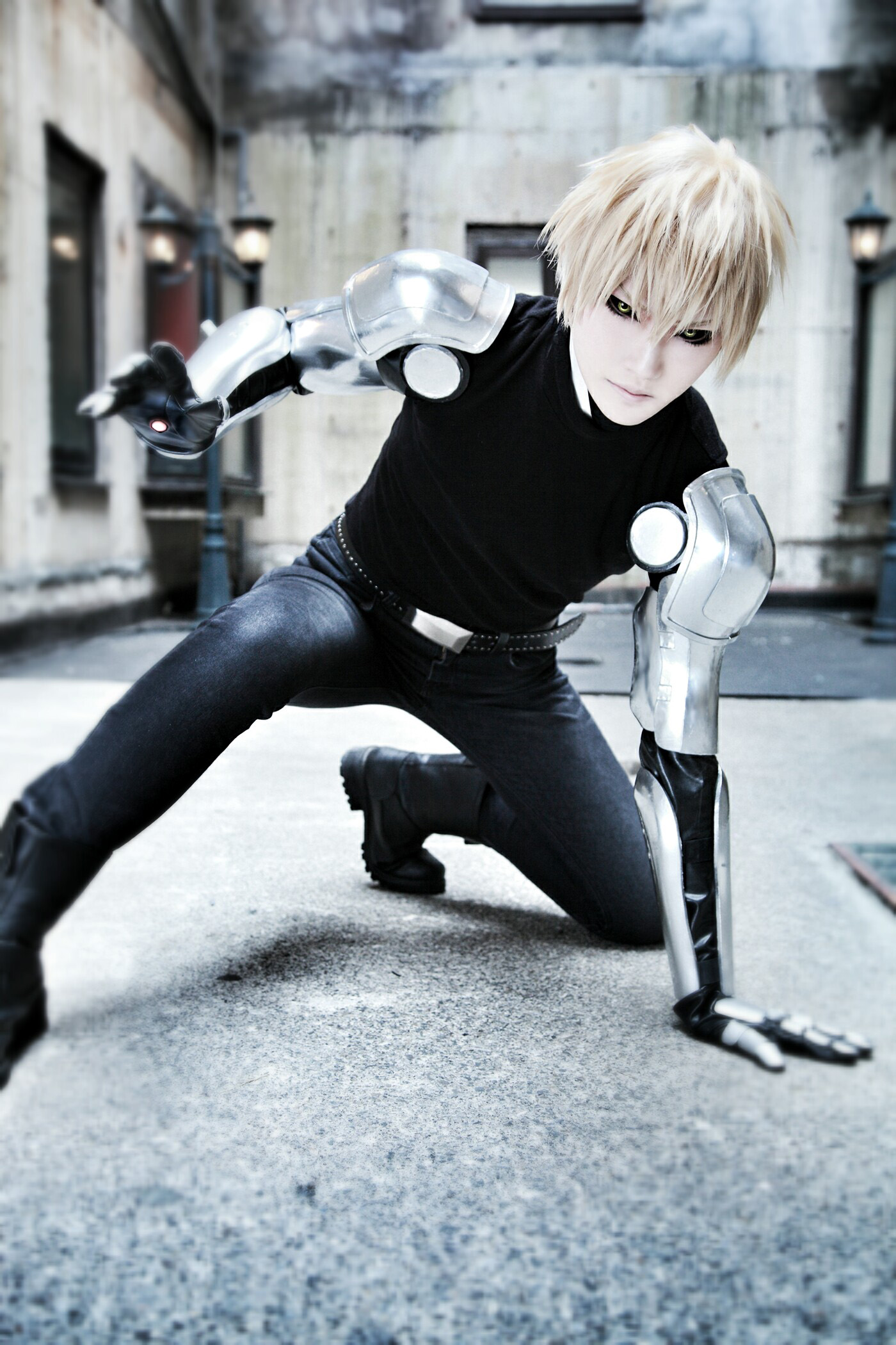 ワンパンマン コスプレ衣装(アーム、上着)/ジェノス