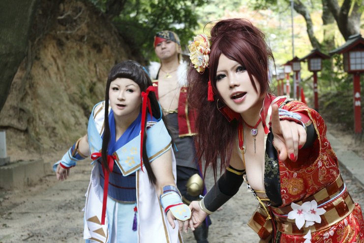 Amazon.co.jp: 戦国無双4 甲斐姫風 豪華フルセット ○コスプレ