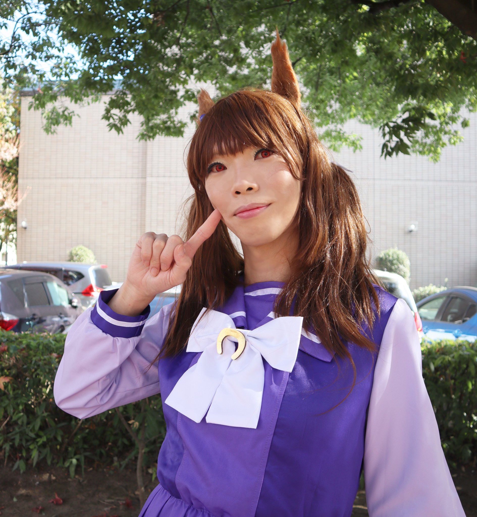 ウマ娘 ヒシアケボノ 勝負服 コスプレ衣装 3～4XXL 特注品 大きい