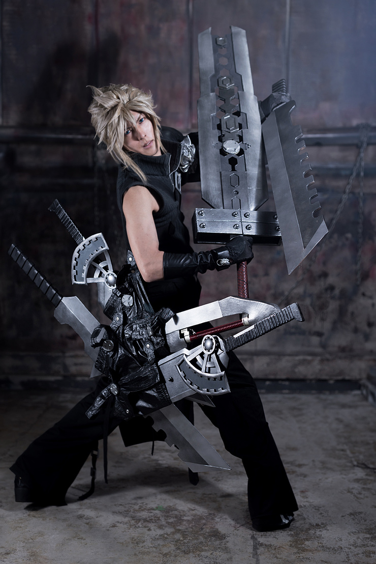 ファイナルファンタジーⅦ 合体剣　コスプレ用 FINAL FANTASY VII ADVENT CHILDREN クラウド・ストライフ