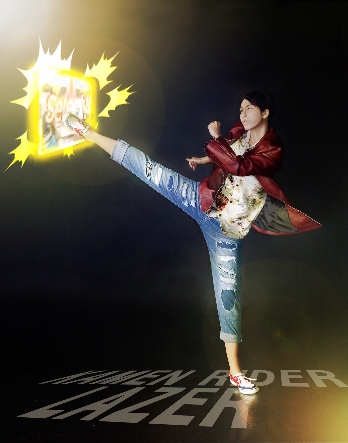 激レア 仮面ライダーエグゼイド 九条貴利矢 劇中衣装 革ジャンu0026