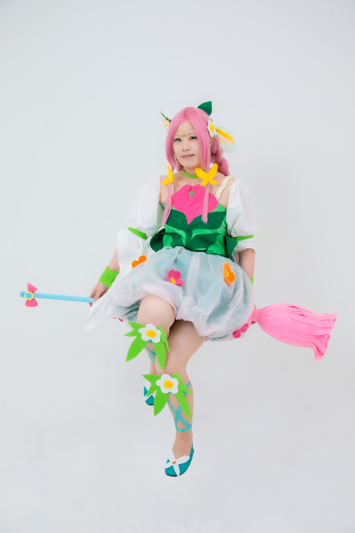 コスプレ衣装 魔法つかいプリキュア キュアフェリーチェ 風 女性L