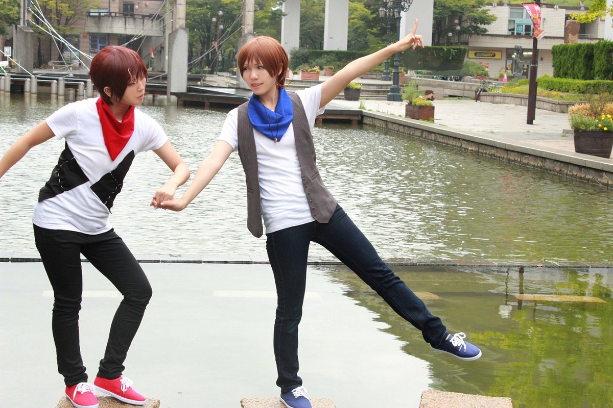 ヘタリア イタリア ヴェネチアーノ フェリシアーノ ヴァルガス アニメイトグッズ 国花 コスプレイヤーズアーカイブ