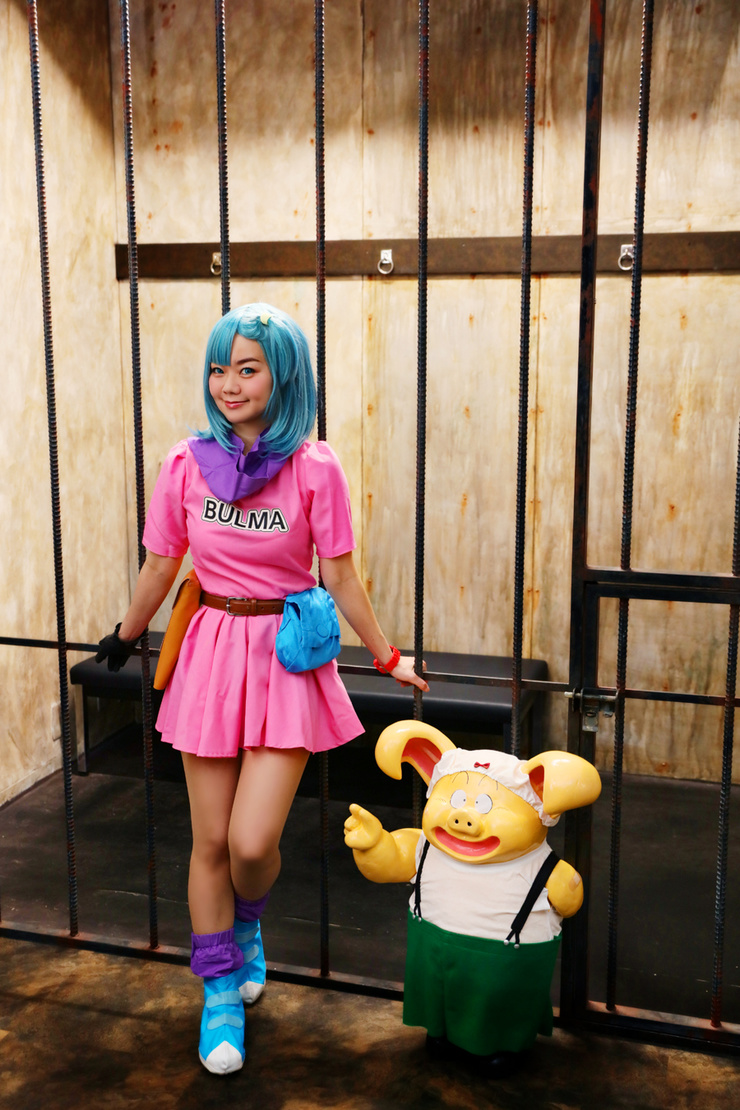 ドラゴンボール　ブルマ　コスプレ 国内発送・関税込】ハロウィン☆ドラゴンボールZ・ブルマ