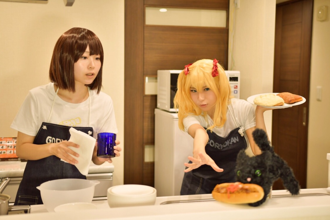 スクールガールストライカーズ 蒼井雪枝 エプロンtシャツ コスプレイヤーズアーカイブ