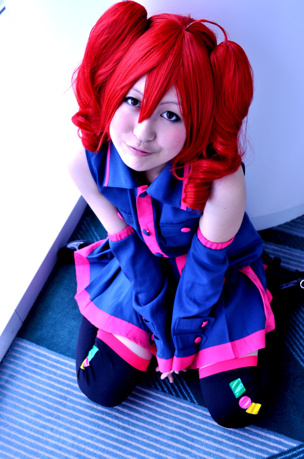 VOCALOID 重音テト コスプレウィッグ コスプレ衣装