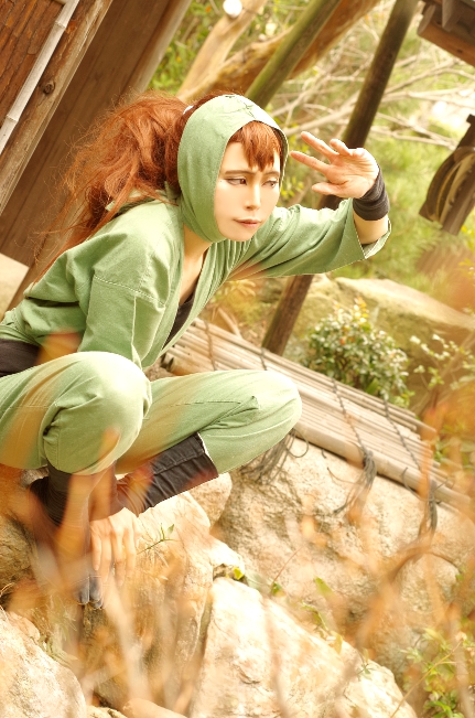 【コスプレ問屋製】忍たま　次屋三之助　Mサイズ　コスプレ衣装　F-0712★ 落第忍者乱太郎(忍たま乱太郎) 次屋三之助(忍術学園制服(忍装束