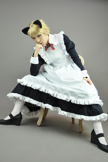 ヘタリア ドイツ ルートヴィッヒ メイド服 エイプリルフール コスプレイヤーズアーカイブ