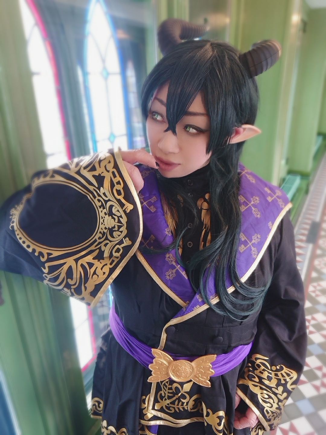 ツイステッドワンダーランド マレウス・ドラコニア(式典服) - コスプレ