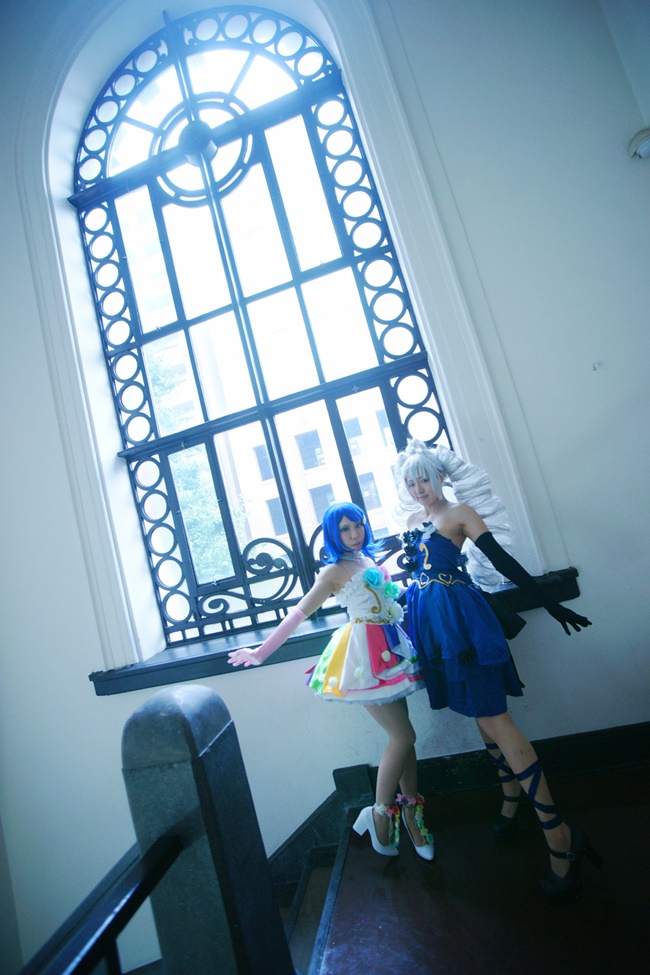 天羽ジュネ、荊りんね コスプレ衣装 Amazon.co.jp: [AGW] ウィッグ付きプリティーリズム・レインボーライブ
