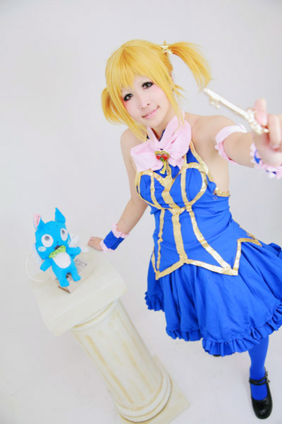コスプレ フェアリーテイル ルーシィ 精霊界衣装 - メルカリ