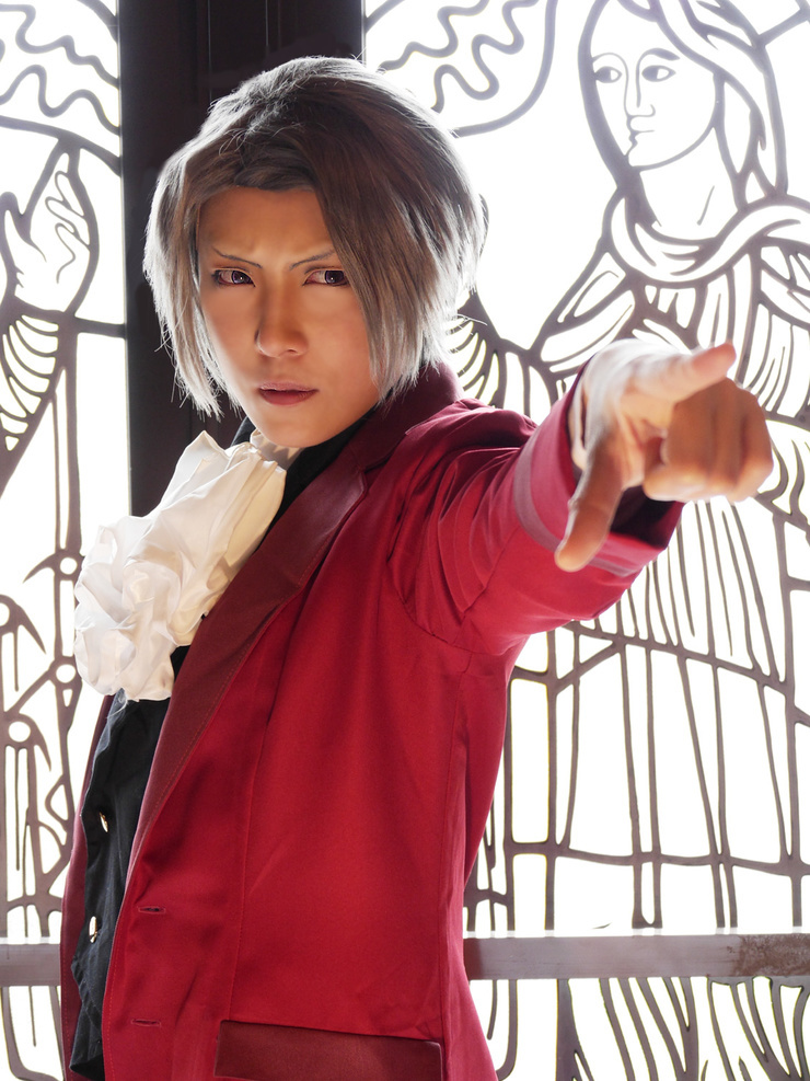 逆転裁判 御剣怜侍 コスプレ 逆転裁判シリーズ コスプレ 衣装】御剣 怜侍 衣装 アニメ 映画