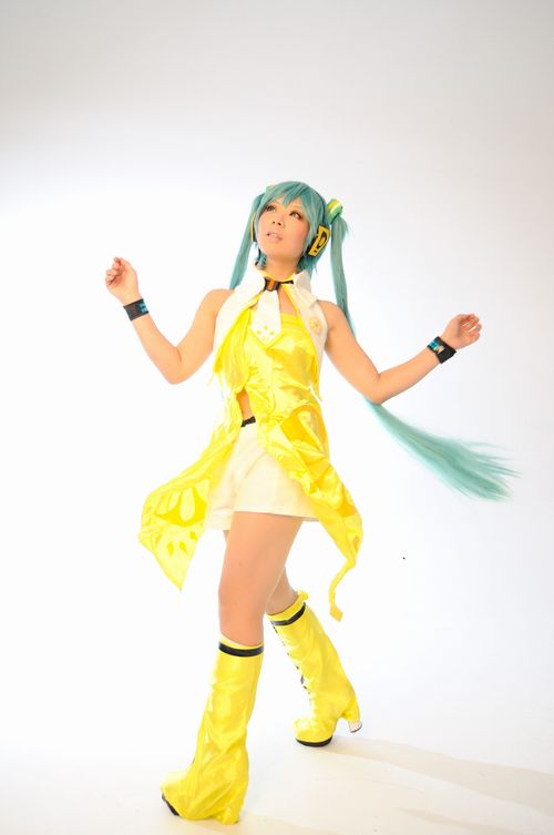 Vocaloid 初音ミク イエロー Project Diva 2nd コスプレイヤーズアーカイブ