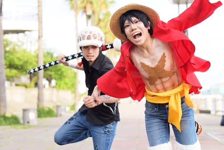 ONE PIECE ワンピース トラファルガー・ロー 風 2年後 コスプレ