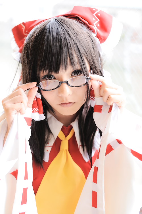 東方project　 博麗霊夢 風　コスプレ メガネ 　コスプレ小物　コスプレ道具 東方Project 博麗霊夢 - コスプレイヤーズアーカイブ