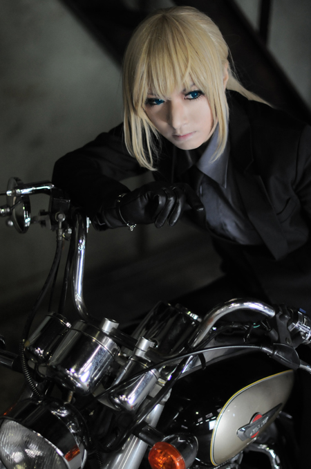 Fate Zero セイバー 黒スーツ コスプレ 487b7b2a0436457aa880b9cf5228a2