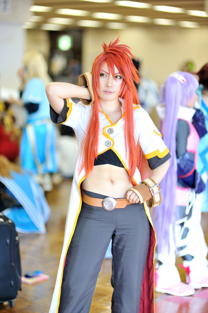 テイルズオブジアビス ルーク コスプレ 衣装【ウィッグ付き】 送料無料