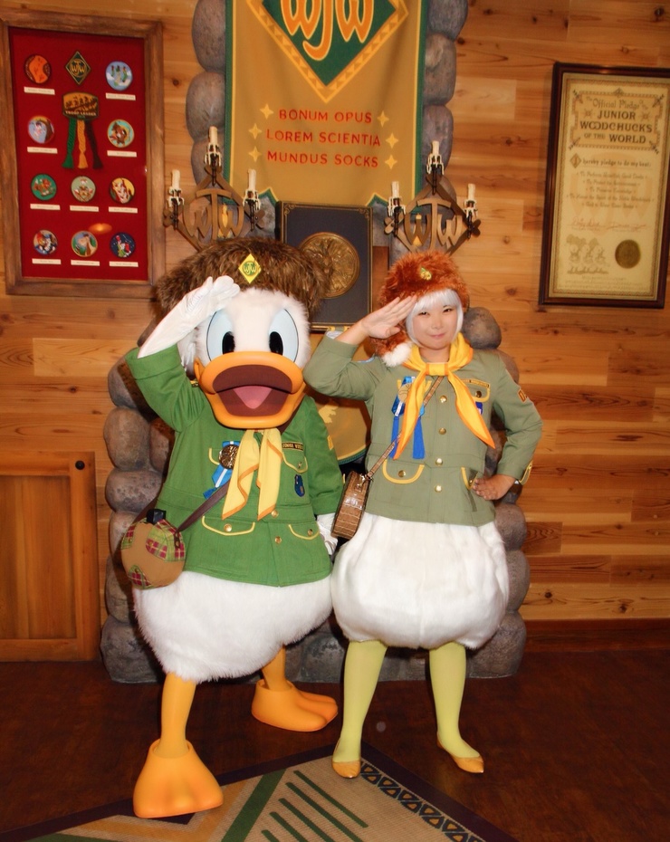 あ*つ様 ディズニー ドナルドダック コスプレ ウッドチャック 12666596_740.jpg