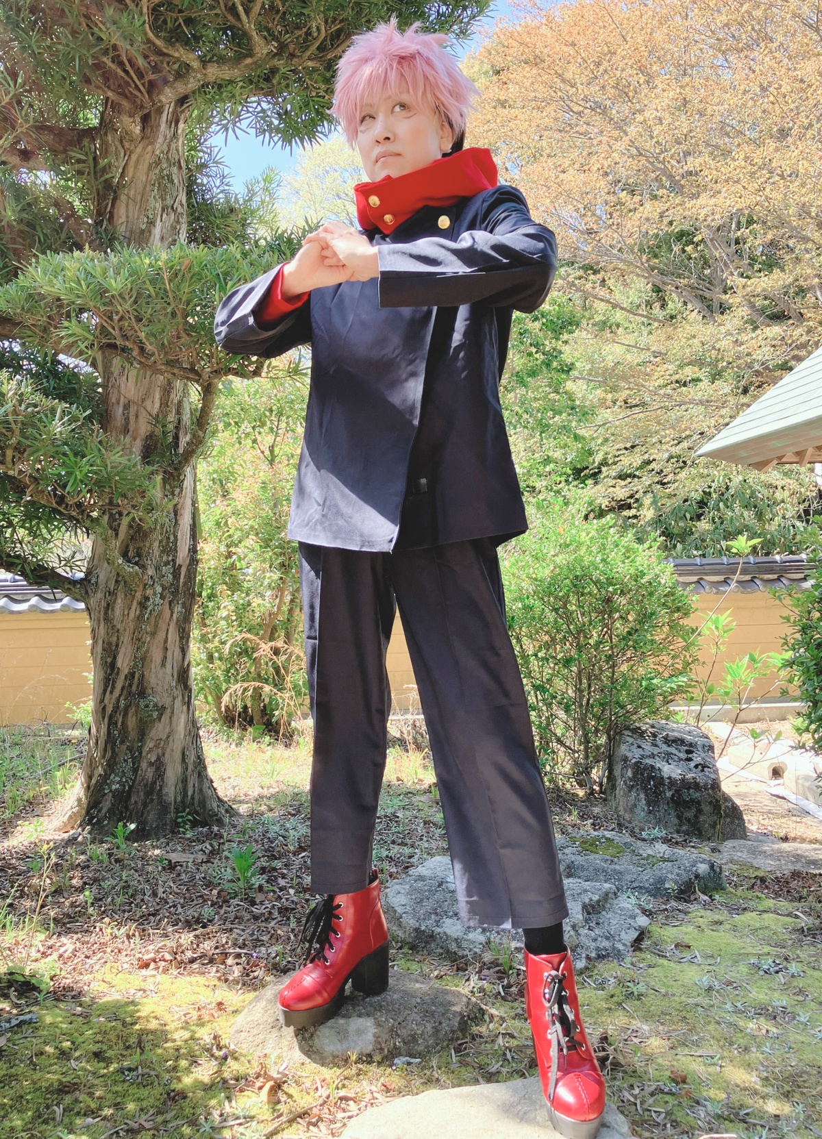 呪術廻戦　虎杖悠仁　コスプレ 🐯 #虎杖悠仁 #呪術廻戦 #jujutsukaisen #yujiitadori #コスプレ #cosplay