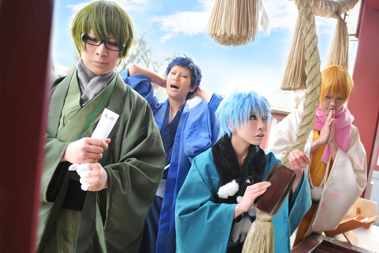 黒子のバスケ 緑間真太郎 初詣着物 アニバスvol 2ポスター コスプレイヤーズアーカイブ