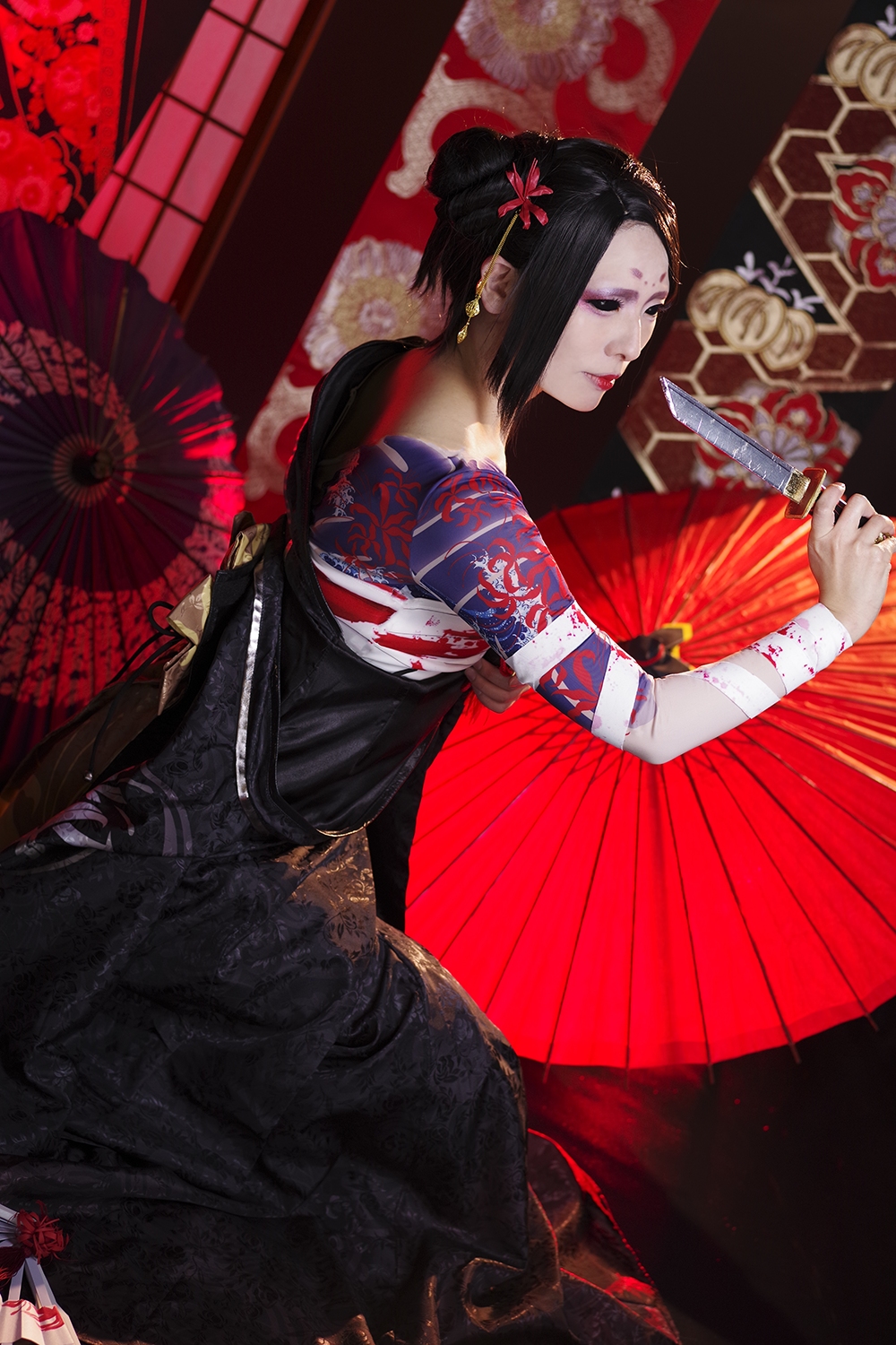 IdentityV 第五人格 芸者 美智子 般若 血まみれの扇 コスプレ