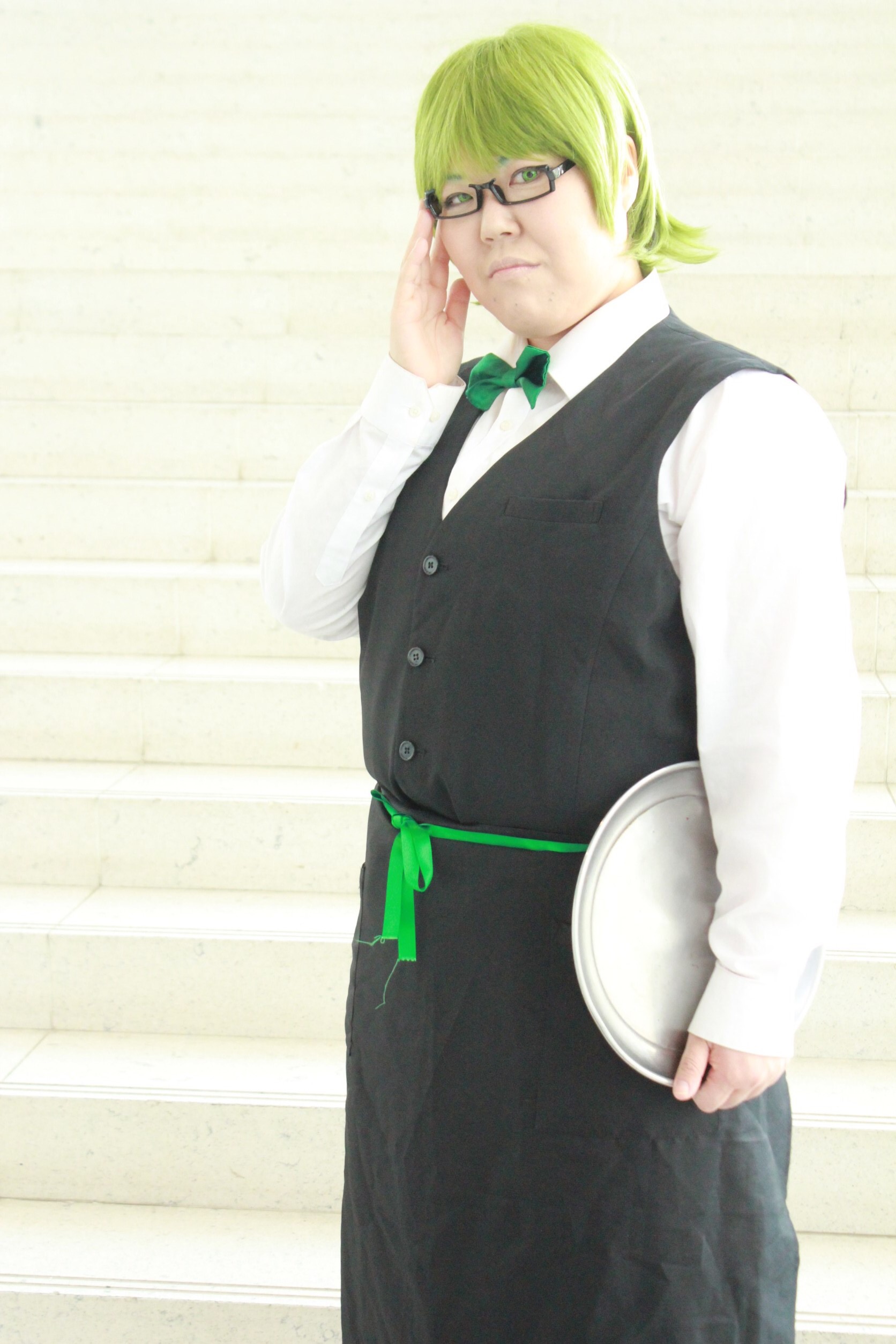 黒子のバスケ 緑間真太郎 アニメイトカフェエプロン コスプレイヤーズアーカイブ