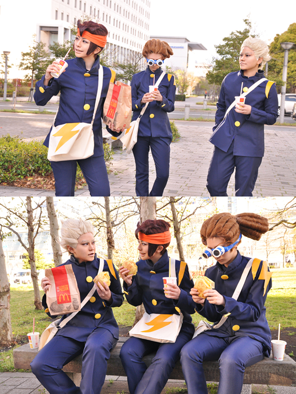 劇場版　イナズマイレブンコスプレ　円堂守コスプレ　フルセット イナズマイレブン ユニフォーム コスプレ 円堂守 М程度 イナズマ